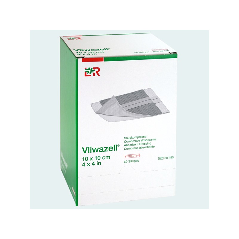 Vliwazell compresse stérile 10x10cm | 60pcs