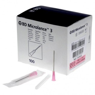 BD Microlance3 1,2x40mm | 18G x 1½" | Roze | 100st