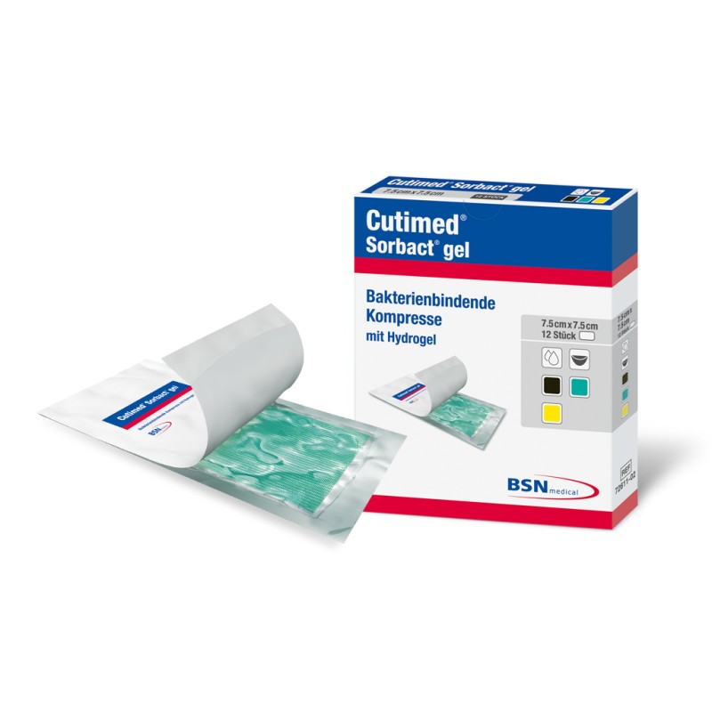 Cutimed sorbact gel 7,5x7,5cm | 10st