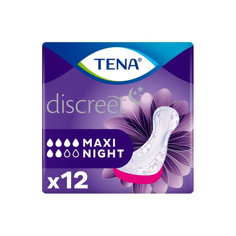 Tena Discreet maxi night | 12st