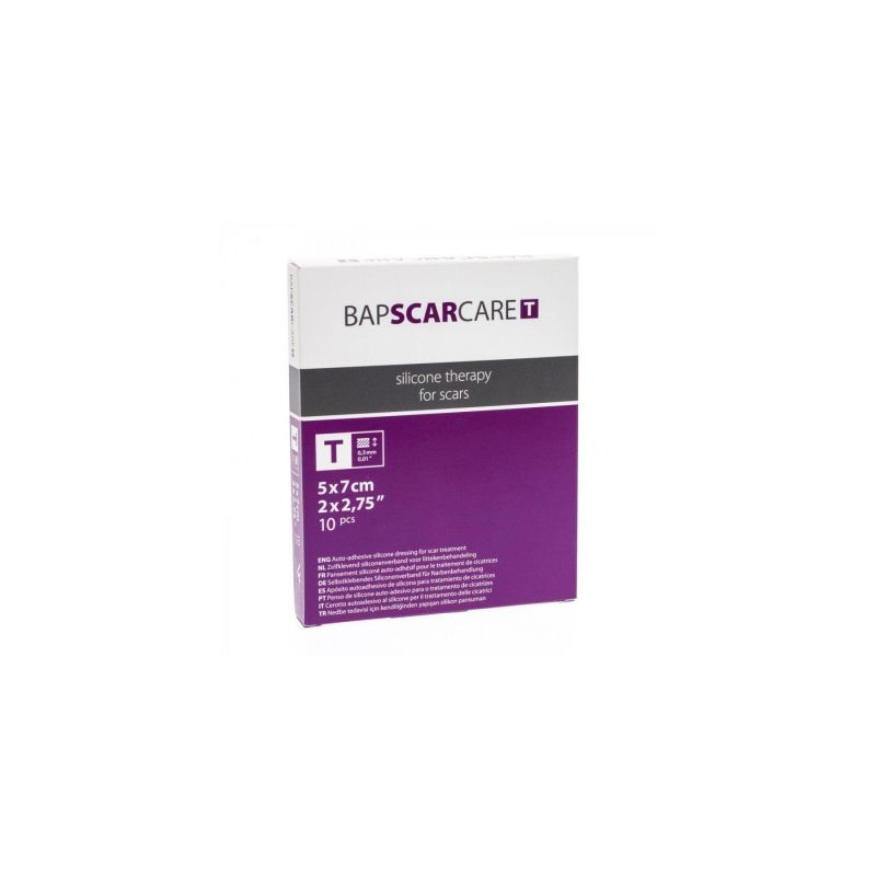 Bap Scar Care T Pansement Silicone 5x7cm | 10pcs