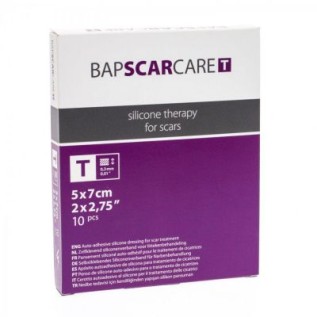 Bap Scar Care T Pansement Silicone 5x7cm | 10pcs