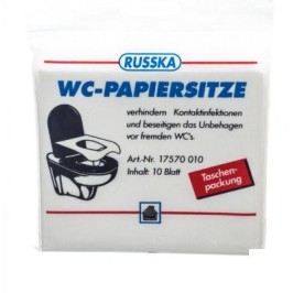 Protège de papier pour siège de toilettes| 10pcs