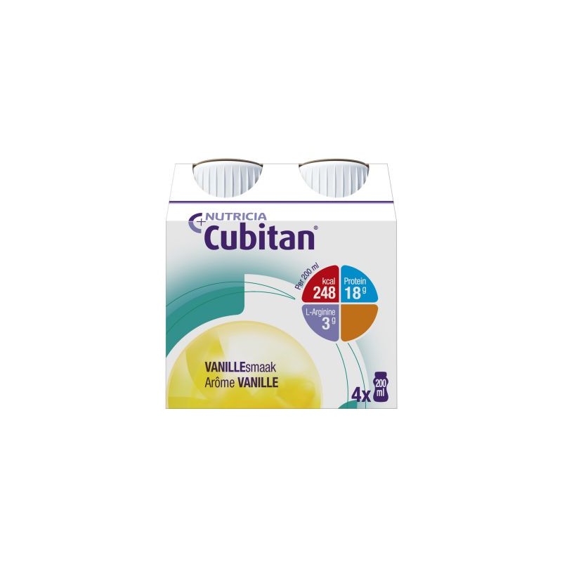 Nutricia Cubitan Vanille | 4x200ml