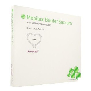 Mepilex border sacrum 16x20cm | 5pcs
