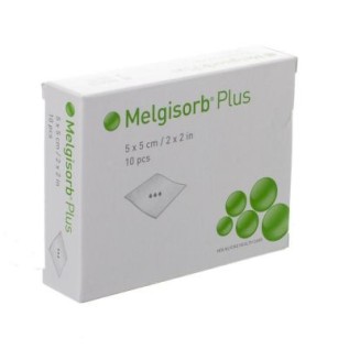 Melgisorb  plus 5x5cm  | 10pcs