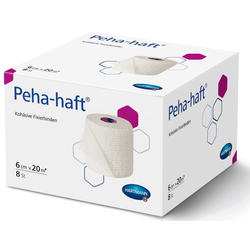 Peha-Haft Bande Fixation zonder latex 6cm x 20m | 1pc