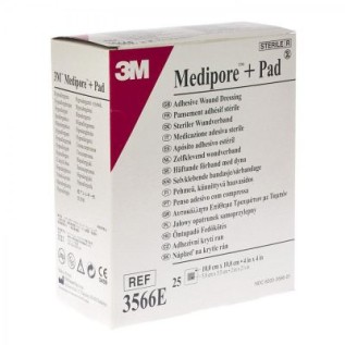 Medipore + pad 10cm x 10x | 25st