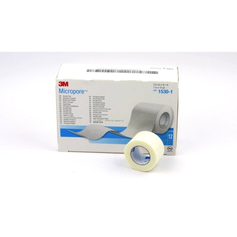 Micropore 2,5cm x 9,14m | 12st