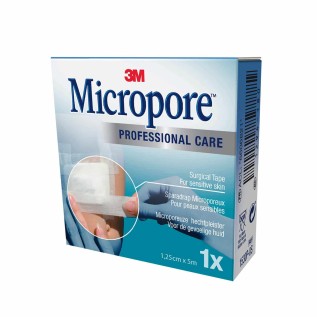 Micropore tape 1,25cm x 5m | 1st