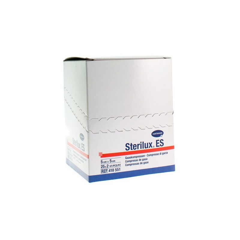 Sterilux ES 5cm x 5cm 8PL | 25 x 2 pcs