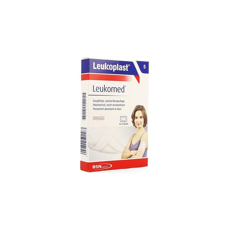 Leukoplast Leukomed steriel 7,2 cm x 5cm | 5st