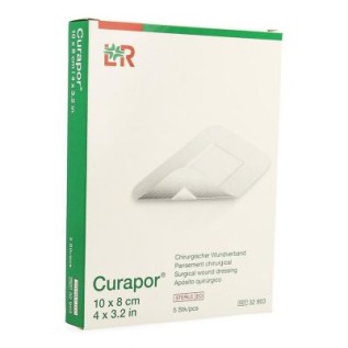 Curapor chirurgisch steriel verband 8cm x 10cm| 5st