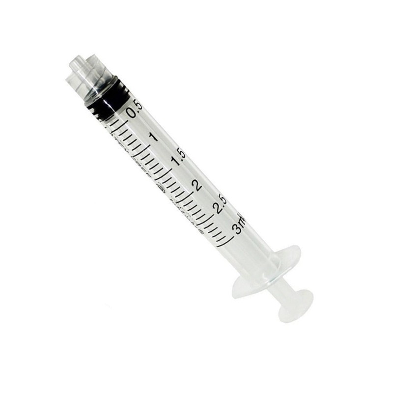 BD seringues sans aiguille plastipak 3ml luer-lock | 1pc