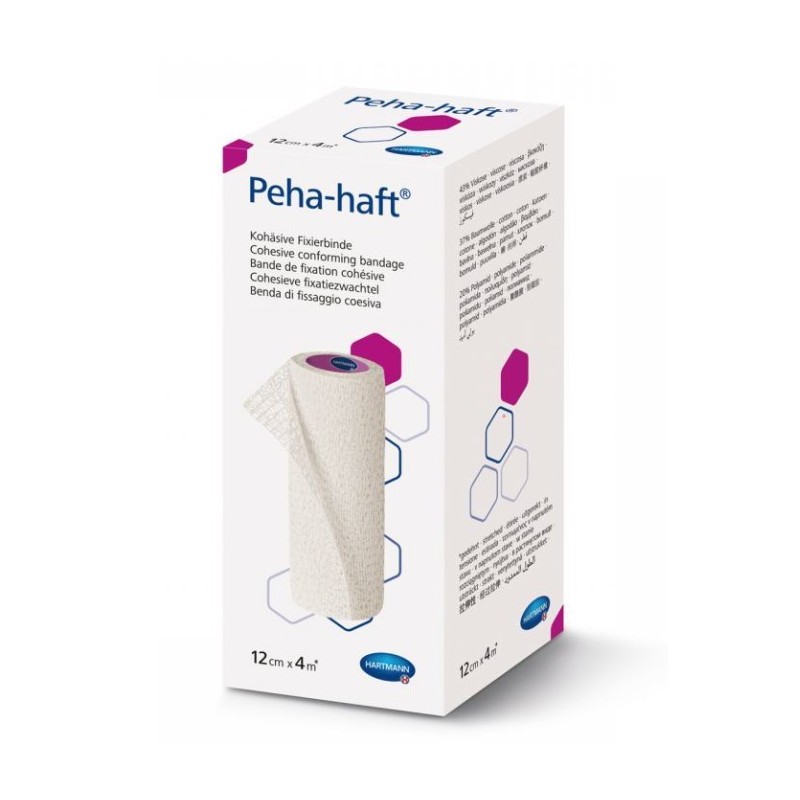 Peha-Haft Fixatiezwachtel zonder latex 12cm | 1st