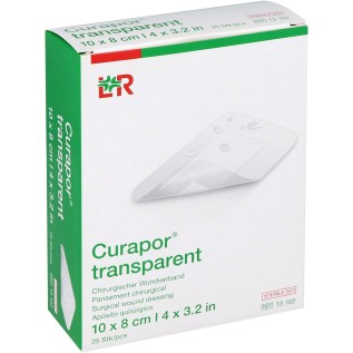 Curapor Transparent | 10cm x 8cm