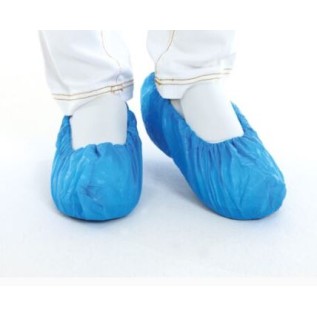 Housse chaussure pvc  bleu | 100pcs