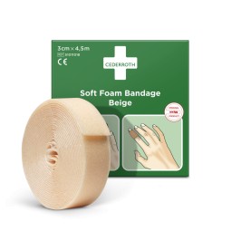 Cederroth Soft Foam Bandage Beige | 3cm x 4,5m