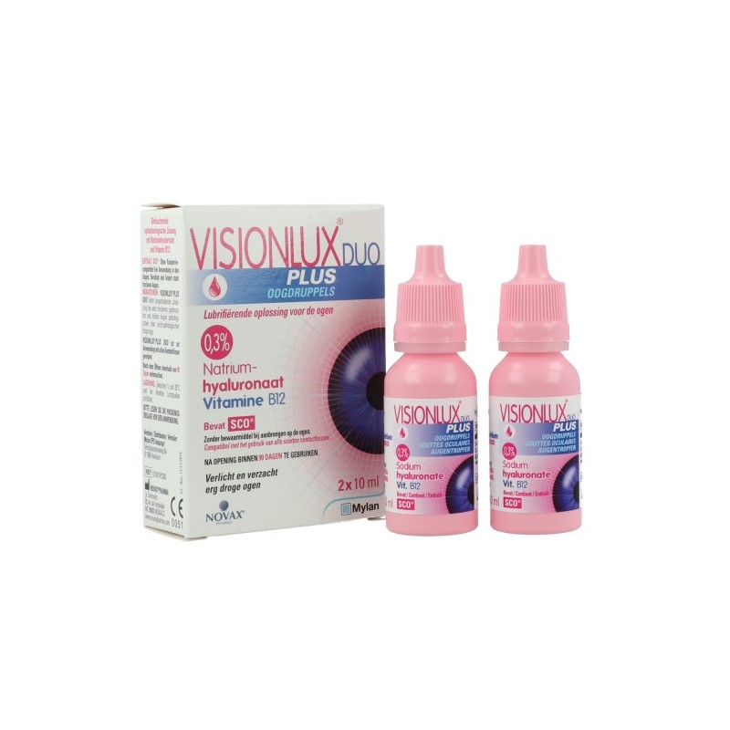 Visionlux Plus Duo Oogdruppels | 2x10ml