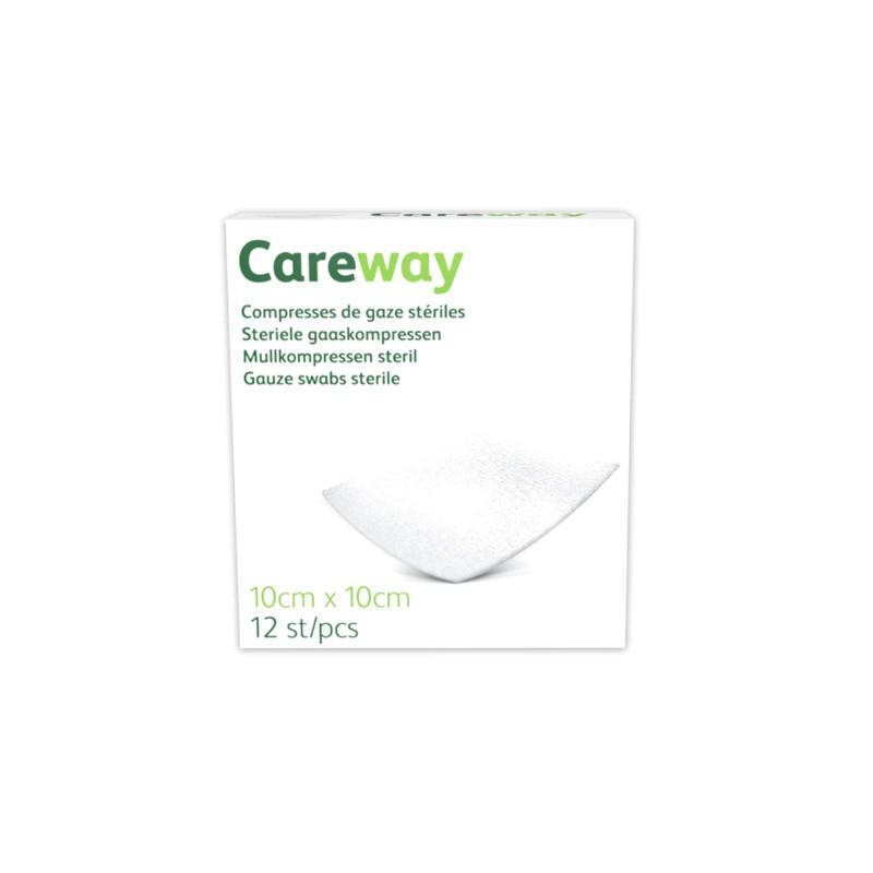 Careway Steriele Kompressen 10x10cm 8PL | 12st