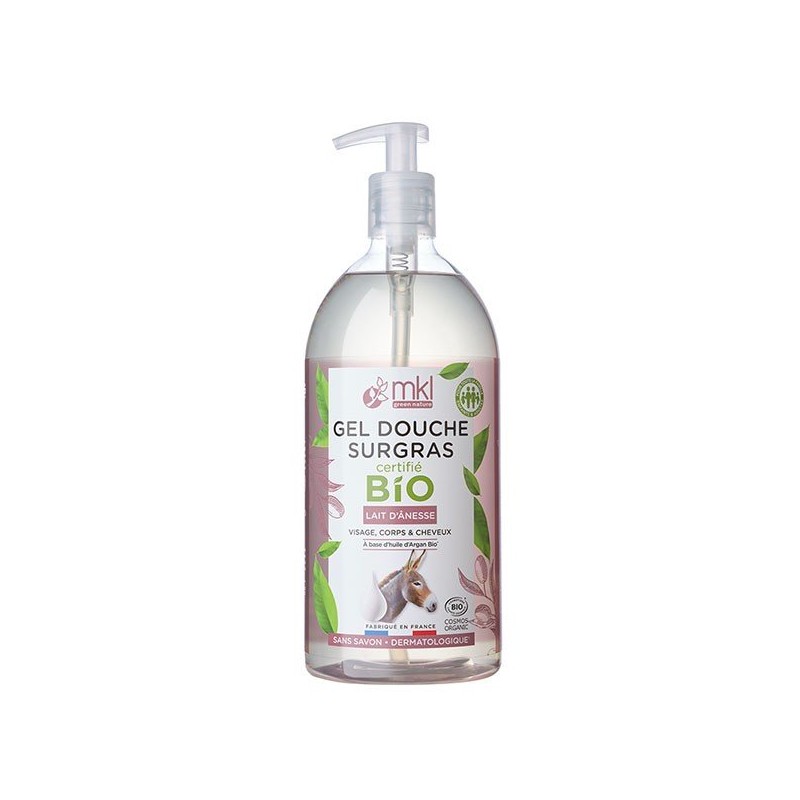 MKL Gel Douche Surgras Lait d'Ânesse Bio 1L |1pc