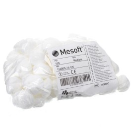 Mesoft Tampons Ronds, Non Stériles 4cm | 100pcs