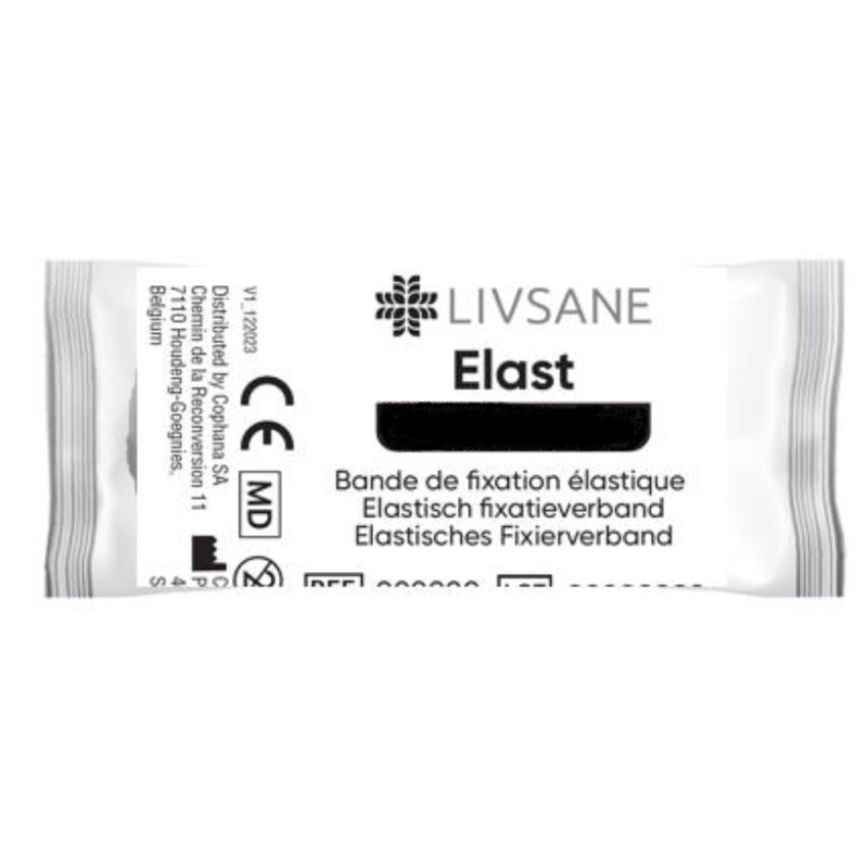 Livsane ELAST Bande de Fixation cello | 10cmx4m