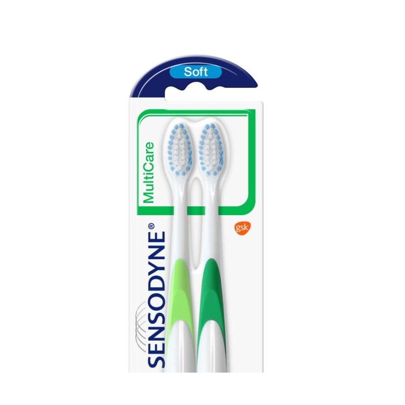 Sensodyne Brosse à Dents Multicare Soft | 2pcs