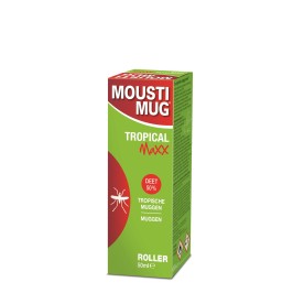 Moustimug Anti-isecte Tropical Maxx 50% DEET Roll-on | 50ml