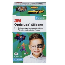 Opticlude Silicone Boys Maxi 5,7x8cm | 50pcs