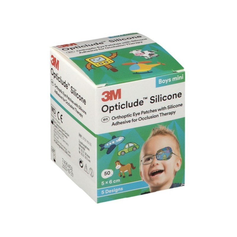 Opticlude Silicone Boys Mini 5x6cm | 50st