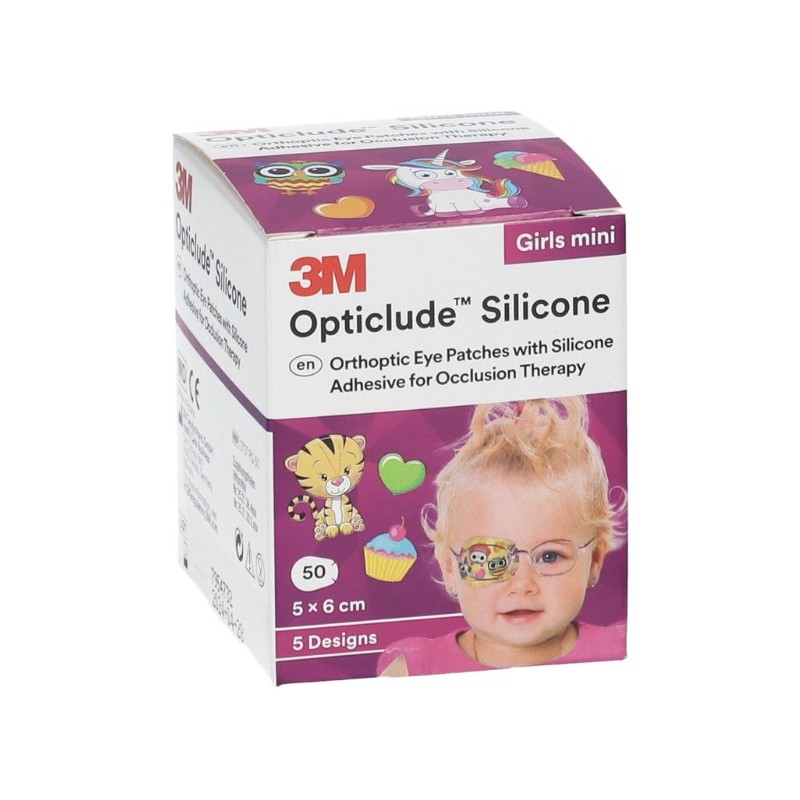 Opticlude Silicone Girls Mini 5x6cm | 50pcs