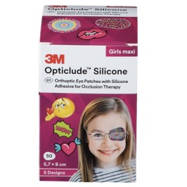 Opticlude Silicone Girls Maxi 5,7x8cm | 50st