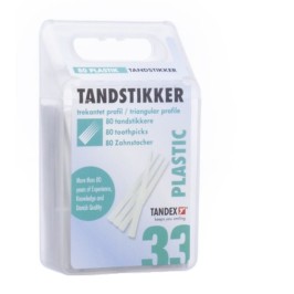 Tandenstoker Plastiek Tandex | 80st