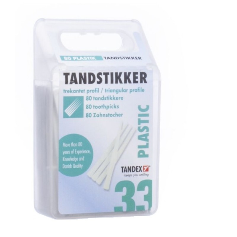 Tandenstoker Plastiek Tandex | 80st