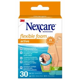 Nexcare Flexible Foam Active Assortiment Pleisters | 30st