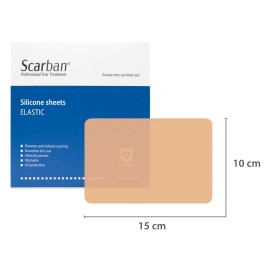 Scarban Elastic Siliconenverband 10cmx15cm | 1st