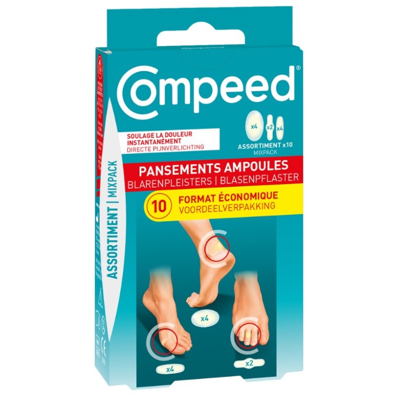 Compeed Pansements Ampoules Assortiment | 10pcs