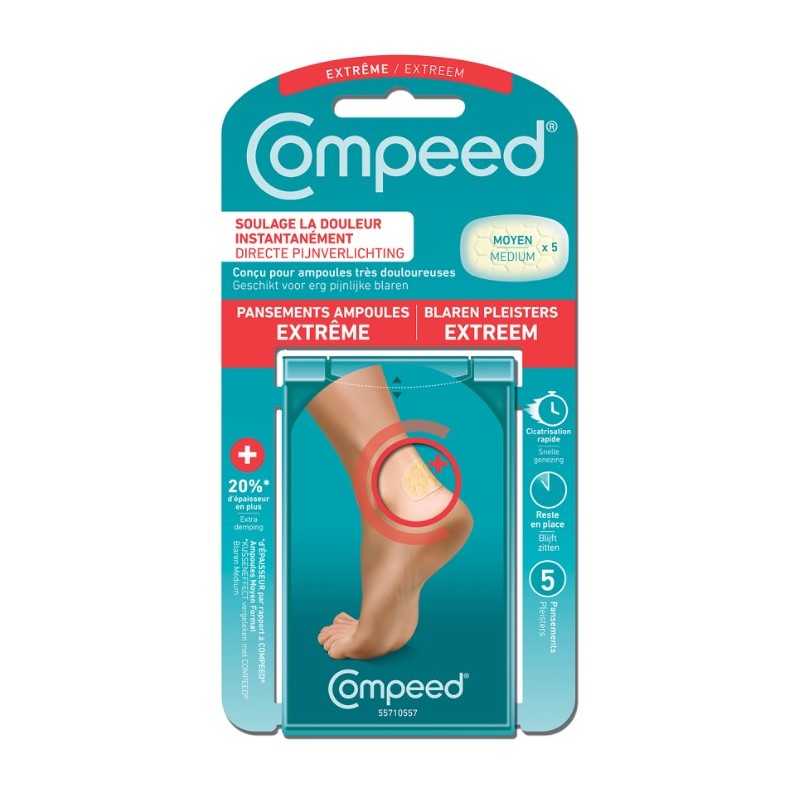 Compeed Pansements Ampoules Extrême Moyen | 5pcs