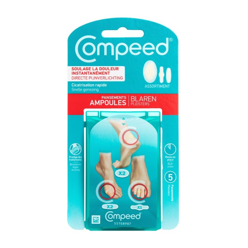 Compeed Pansements Ampoules Assortiment | 5pcs