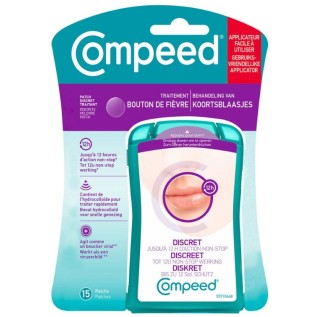 Compeed Invisible Patch Bouton de Fièvre + Applicateur | 15pcs