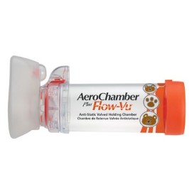 Aerochamber Plus Flow-Vu Masker Baby | Oranje