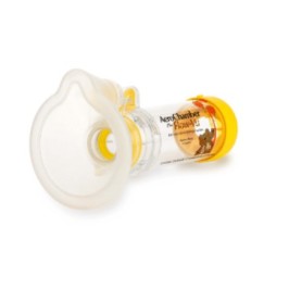 Aerochamber Plus Flow-Vu Masque Enfant | Jaune