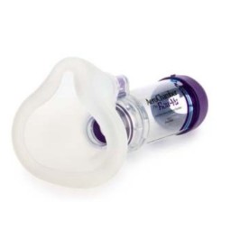 Aerochamber Plus Flow-Vu + Masque Small Adultes | Violet