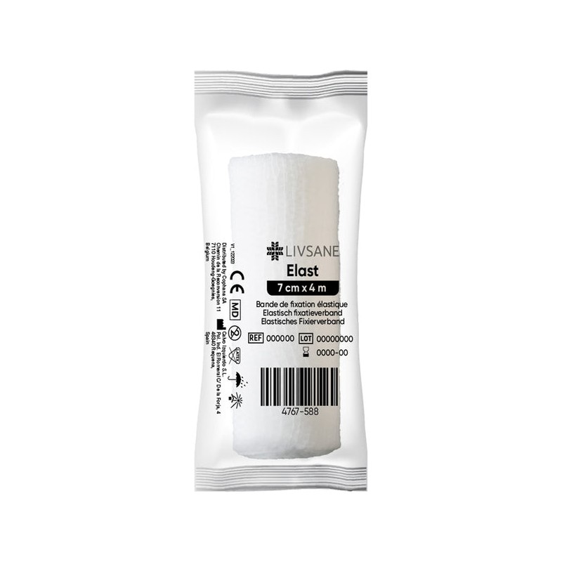 LIVSANE ELAST Fixatieverband cello | 7cmx4m LIVSANE ELAST Fixatieverband cello | 7cmx4m