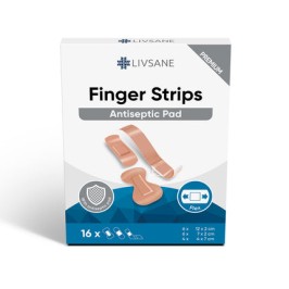 LIVSANE Premium Vinger Strips | 16st