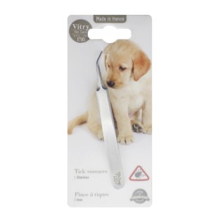 Vitry Pince à tiques, Inox (1028TIQ) | 1pc
