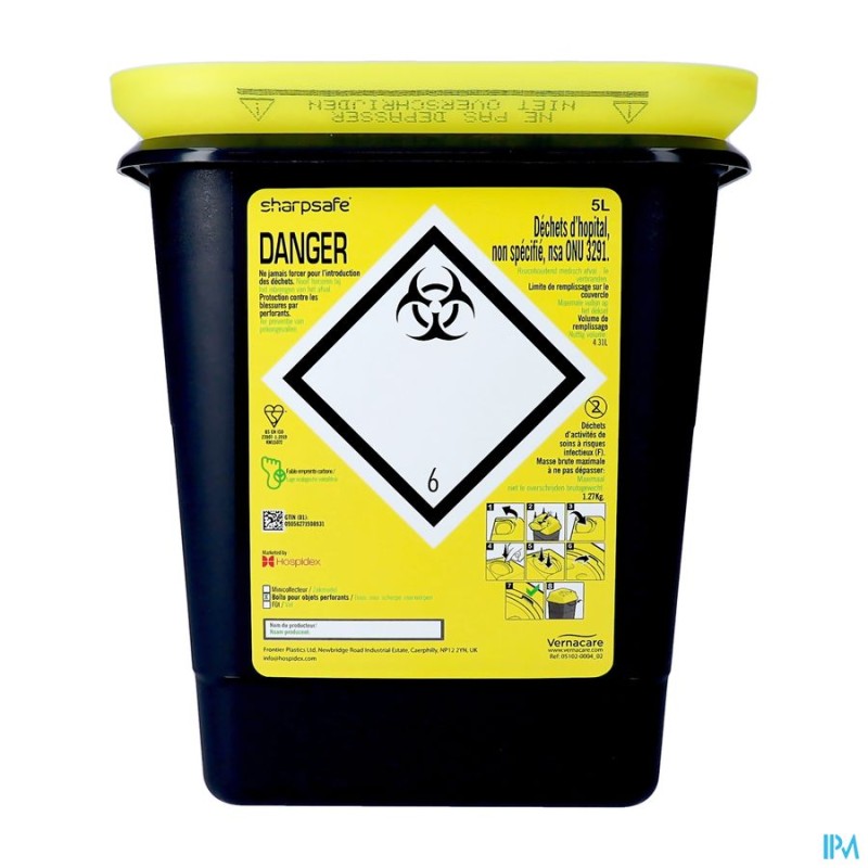 Sharpsafe Naaldcontainer | 5L