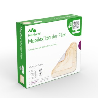 Mepilex Border Flex 7,5x7,5cm | 5st