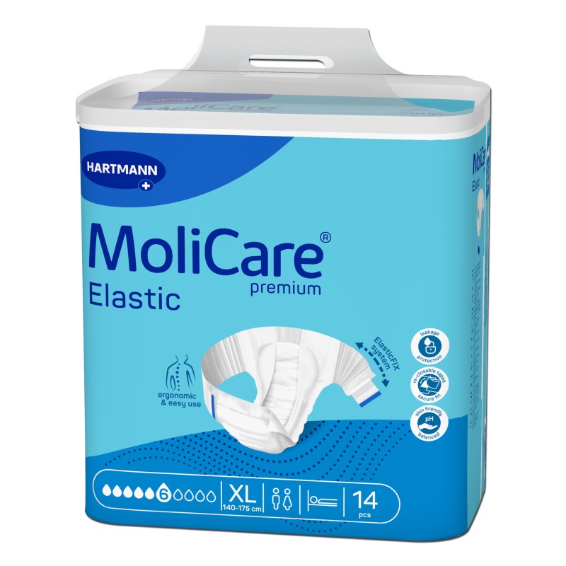 MoliCare Premium Elastic 6D 14pcs | Extra Large